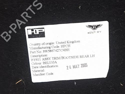 Boot lining BENTLEY CONTINENTAL FLYING SPUR (3W_) 6.0 | BP38241317I3 - Image 2