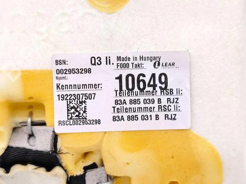 Rear seat AUDI Q3 (F3B) 35 TFSI | BP30053435C17  - Image 12