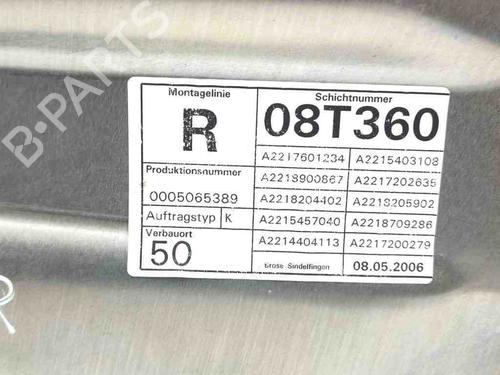 Rear right window mechanism MERCEDES-BENZ S-CLASS (W221, V221) S 320 CDI | BP28895856C25 