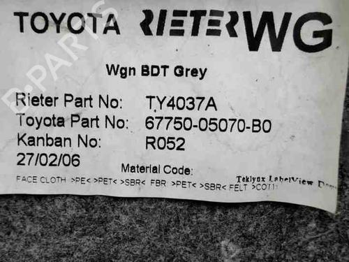 Boot lining TOYOTA AVENSIS (_T25_) 2.2 D-CAT (ADT251_, ADT251R) | BP28854645I3 