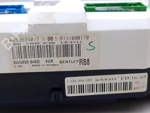 Instrument cluster BENTLEY FLYING SPUR (4W_) 6.0 W12 | BP36203185C47  - Image 9