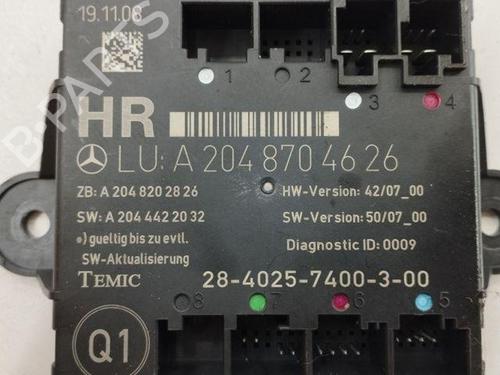 Electronic module MERCEDES-BENZ C-CLASS (W204) C 220 CDI (204.008) | BP28842029M83 