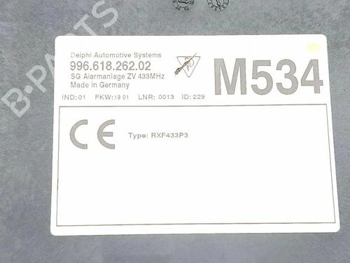 Elektronisk modul PORSCHE 911 (996) 3.4 Carrera | BP30731137M83 