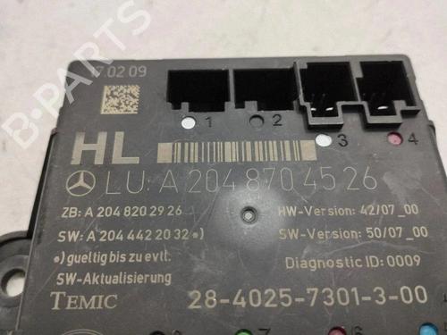 Electronic module MERCEDES-BENZ C-CLASS (W204) C 220 CDI (204.002) | BP40209312M83 - Image 2