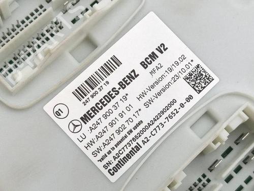 Control unit MERCEDES-BENZ A-CLASS (W177) A 200 (177.087) | BP39749425M11 - Image 9