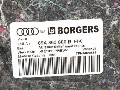 Boot lining AUDI Q4 E-TRON SUV (F4B) 45 | BP39474317I3  - Image 13