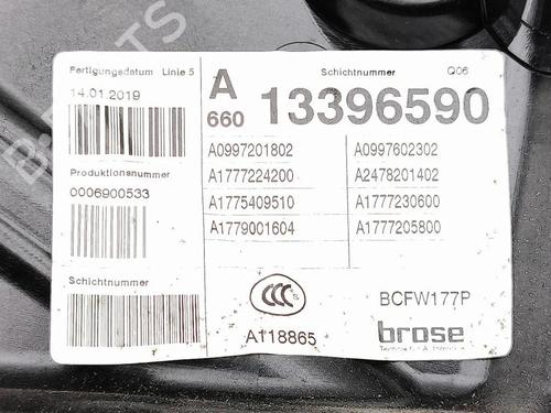 Front right window mechanism MERCEDES-BENZ A-CLASS (W177) A 180 d (177.003) | BP36081449C23 - Image 13
