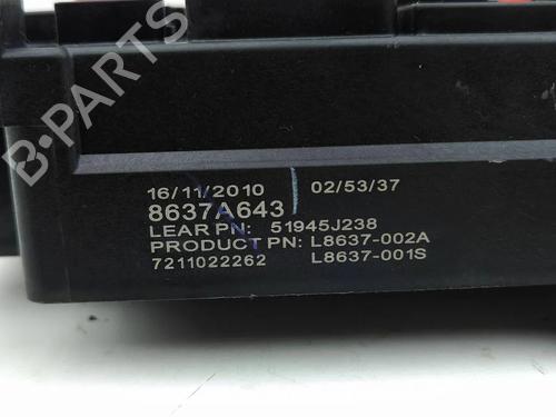 Fuse box CITROËN C-CROSSER (VU_, VV_) 2.2 HDi | BP31246600E1 