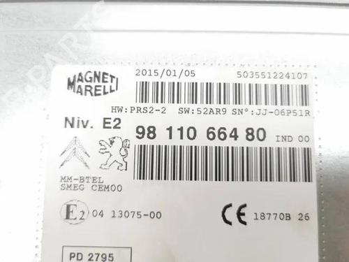 Electronic module PEUGEOT 2008 I (CU_) 1.6 HDi | BP28849315M83 