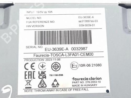 Electronic module CITROËN C4 X (BD_, BE_, BF_) ë-C4 X (BFZKXC) | BP38249420M83 - Image 8