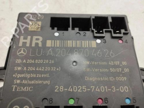 Electronic module MERCEDES-BENZ C-CLASS (W204) C 220 CDI (204.002) | BP40209318M83 - Image 2