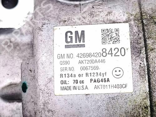 AC compressor CHEVROLET TRAX 1.4 | BP31762272M34 