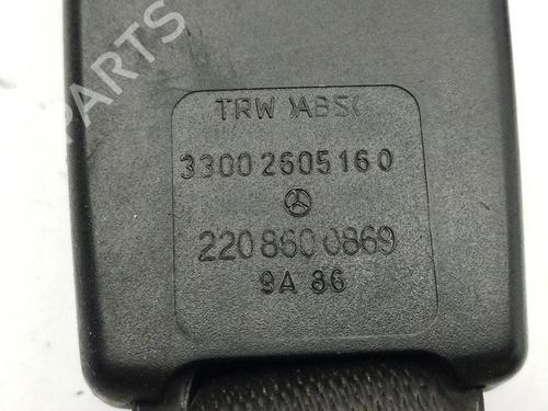 Seat buckle MERCEDES-BENZ S-CLASS (W220, V220) S 320 CDI (220.026, 220.126) | BP28894243I32 