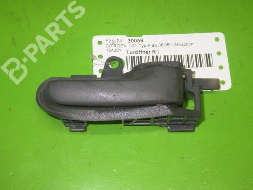 Used Front right interior door handle CITROËN C1 (PM_, PN_) 1.0 (68 hp) 6395707