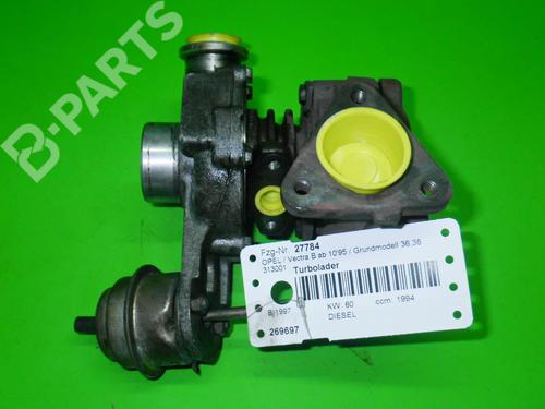 Used Turbocharger/Supercharger OPEL VECTRA B Estate (J96) 2.0 DI 16V (F35) (82 hp) 6373454
