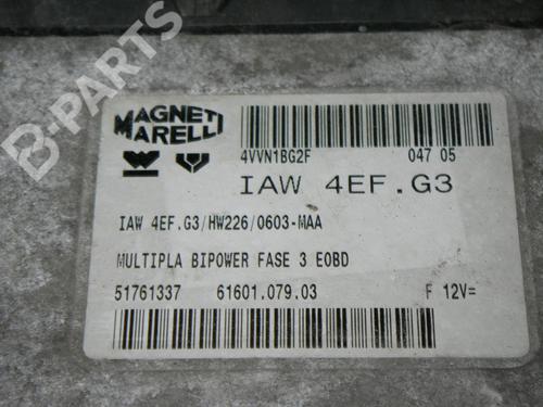 Control unit FIAT MULTIPLA (186_) 1.6 16V Bipower (186AXC1A) | BP6356671M11 