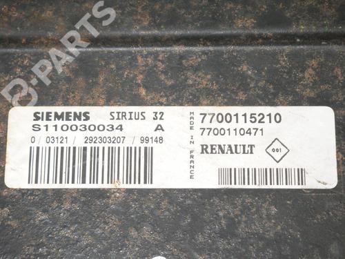Control unit RENAULT MEGANE I Grandtour (KA0/1_) 1.6 16V (KA0B, KA04, KA11) | BP6382062M11 