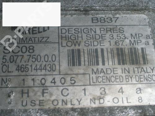 AC compressor FIAT PUNTO (176_) 1.2 16V | BP6338645M34 