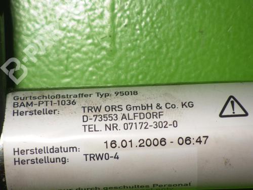 Rear left seatbelt MERCEDES-BENZ C-CLASS T-Model (S203) C 220 CDI (203.208) | BP6610501I29 