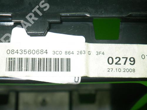 Gear lever VW PASSAT B6 Variant (3C5) 1.9 TDI | BP6371871M90 