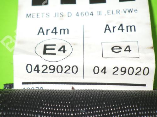 Rear right seatbelt TOYOTA YARIS VERSO (_P2_) 1.4 D-4D (NLP20_, NLP22_) | BP6642009I28 