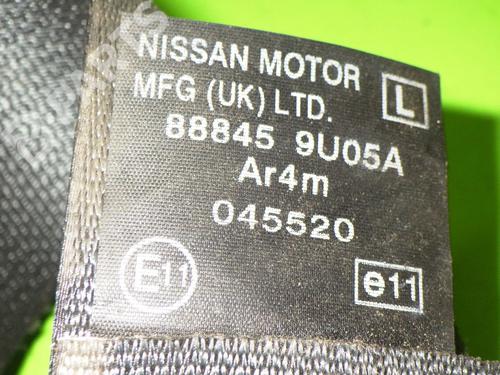 Rear left seatbelt NISSAN NOTE (E11, NE11) 1.5 dCi | BP6643683I29 