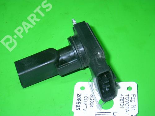Used Mass air flow sensor TOYOTA COROLLA Verso (ZER_, ZZE12_, R1_) 2.0 D-4D (CUR10_, CUR10R) (116 hp) 6358873