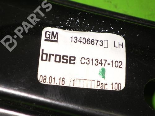 Front left window mechanism OPEL ASTRA K (B16) 1.6 CDTi (68) | BP6643663C22 