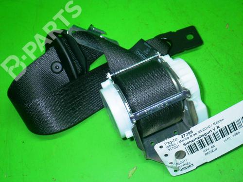 Used Front right seatbelt OPEL MERIVA B MPV (S10) 1.4 (75) (120 hp) 6668624