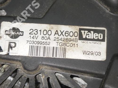 Alternator NISSAN MICRA III (K12) 1.2 16V | BP6380521M7 
