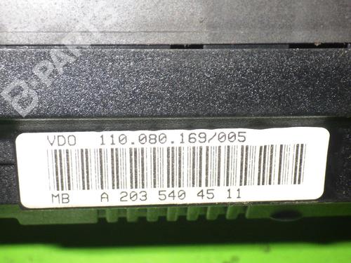 Instrument cluster MERCEDES-BENZ C-CLASS Coupe (CL203) C 220 CDI (203.706) | BP6386192C47 