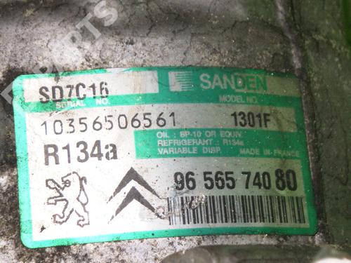 AC compressor PEUGEOT 407 SW (6E_, 6D_) 2.0 HDi 135 | BP6378249M34 