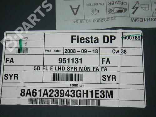 Front left panel FORD FIESTA VI (CB1, CCN) 1.25 | BP6649898C58 