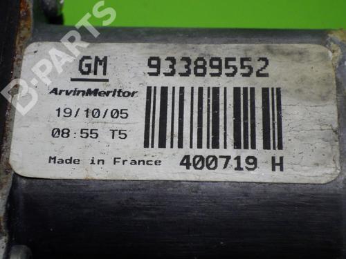 Front right window mechanism OPEL MERIVA A MPV (X03) 1.6 16V (E75) | BP11011834C23 