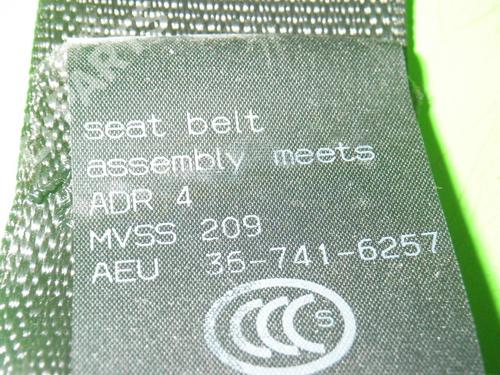 Rear right seatbelt OPEL ASTRA H (A04) 1.6 (L48) | BP6609261I28 