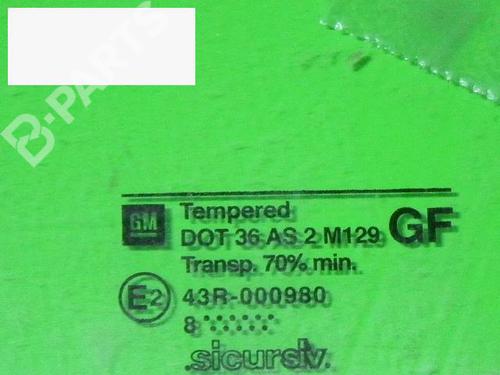 Front left door window OPEL TIGRA (S93) 1.6 16V (F07) | BP6640854C18 