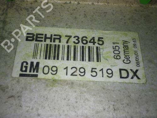 Intercooler OPEL ZAFIRA A MPV (T98) 2.0 DTI 16V (F75) | BP17133201M30 