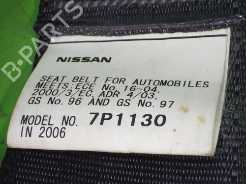 Rear left seatbelt NISSAN NAVARA NP300 (D40) 2.5 dCi 4WD | BP27601735I29 