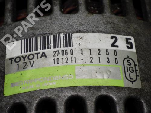 Alternator TOYOTA PASEO Coupe (_L5_) 1.5 (EL54_, EL54R) | BP11268099M7 