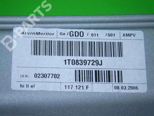 Rudehejsemekanisme venstre bagtil VW TOURAN (1T1, 1T2) 2.0 TDI 16V | BP6649734C24 