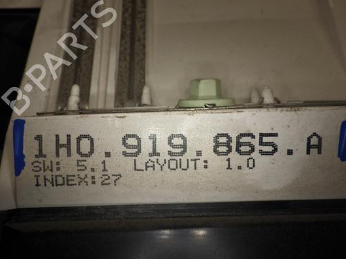 Instrument cluster VW GOLF III (1H1) 1.6 | BP29602236C47 