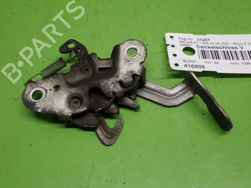 Used Hood lock PEUGEOT 308 I (4A_, 4C_) 1.6 16V (120 hp) 22185353