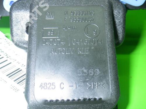 Sikkerhedssele bag midten OPEL MERIVA A MPV (X03) 1.6 (E75) | BP6603549I27 