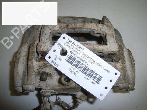Used Left front brake caliper VW TRANSPORTER T4 Platform/Chassis (70E, 70L, 70M, 7DE, 7DL, 7D 1.9 D (60 hp) 14729319
