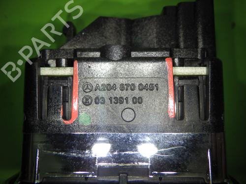 Left rear window switch MERCEDES-BENZ C-CLASS (W204) C 200 CDI (204.007, 204.006) | BP16661105I29 