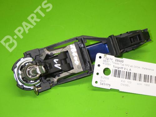 Front left exterior door handle SEAT TOLEDO III (5P2) 2.0 TDI 16V | BP6393568C128 