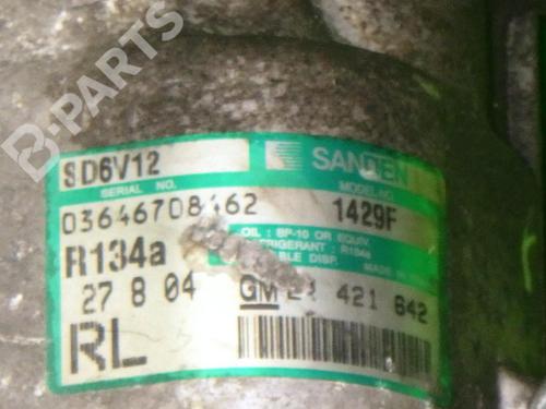 AC compressor OPEL MERIVA A MPV (X03) 1.7 CDTI (E75) | BP6386272M34 