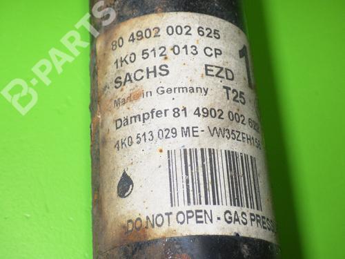 Left rear shock absorber VW GOLF VI (5K1) 1.6 TDI | BP7576393M18 