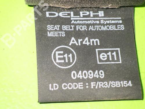 Front right seatbelt HYUNDAI H-1 Van (A1) 2.5 CRDi | BP6667848I25 