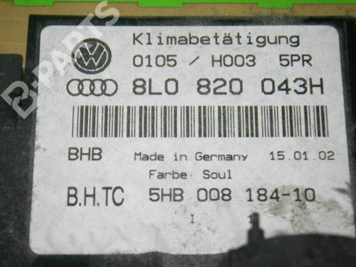 Climate control AUDI A3 (8L1) 1.6 | BP6373860I5 